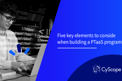 Five key elements to consider when building a PTaaS program